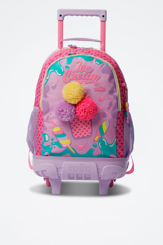 Sac à dos à roulettes Ice Pop - Rose