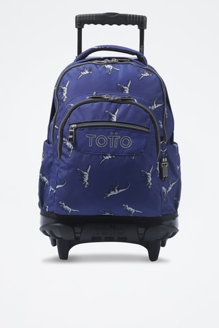 Sac à dos à roulettes Renglones - Bleu