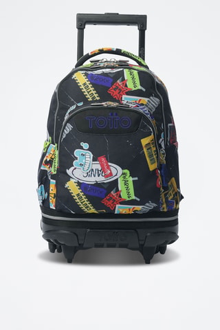 Sac à dos à roulettes Tiza - Noir