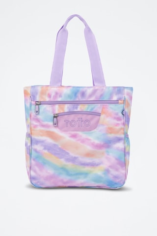 Sac porté épaule tie and dye Cutara - Violet et rose