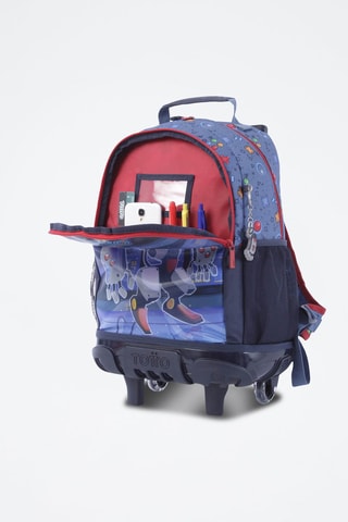 Sac à dos à roulettes Transformers - Bleu