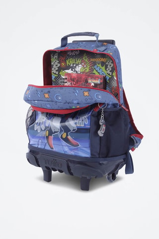 Sac à dos à roulettes Transformers - Bleu