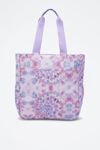 Sac porté épaule tie and dye Cutara - Violet et rose