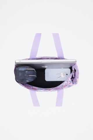 Sac porté épaule tie and dye Cutara - Violet et rose