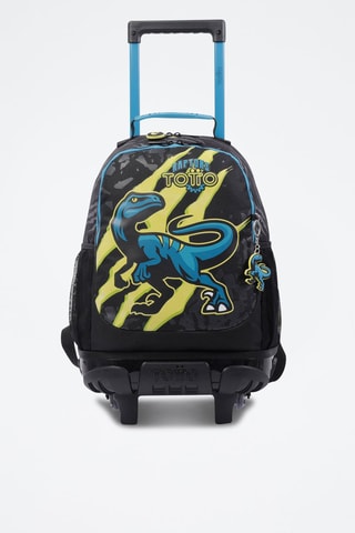 Sac à dos à roulettes Raptor - Gris et noir