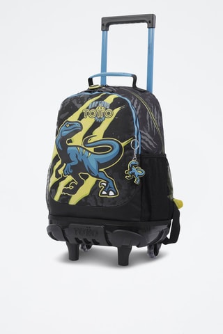 Sac à dos à roulettes Raptor - Gris et noir
