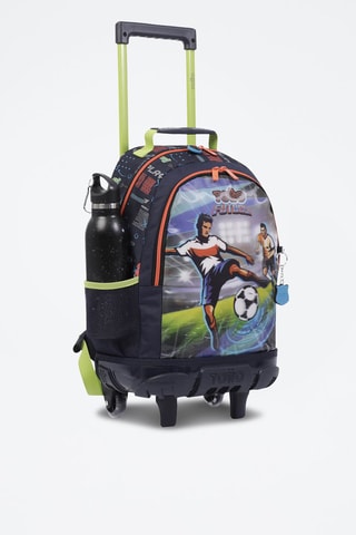 Sac à dos à roulettes Digital Game - Bleu et vert