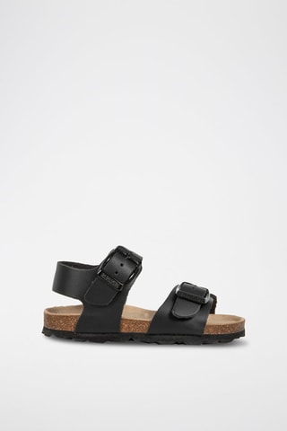 Sandales en cuir Jumanji Noir