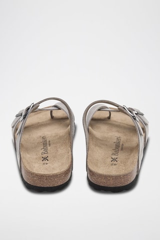 Leren Sandalen - Grijs