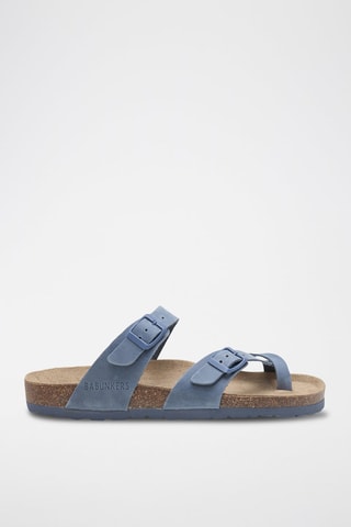 Leren Sandalen - Blauw