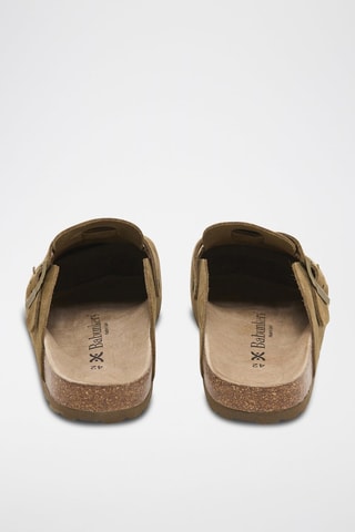 Sabots en nubuck - Kaki