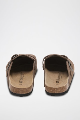 Sabots en nubuck - Marron
