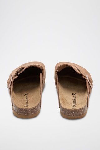 Sabots en nubuck - Marron