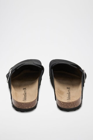 Sabots en nubuck - Noir
