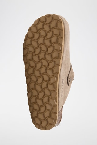 Sabots en nubuck - Marron clair