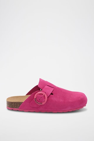 Sabots en nubuck - Fuchsia
