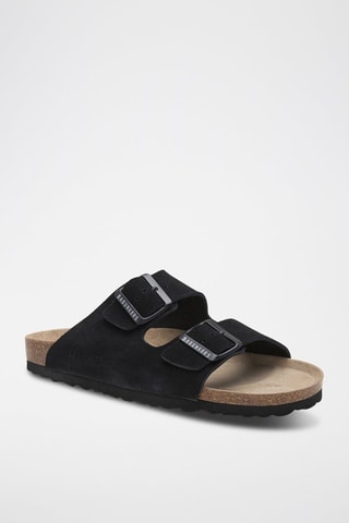 Nubuck Muiltjes - Zwart