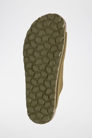 Mules en nubuck - Kaki