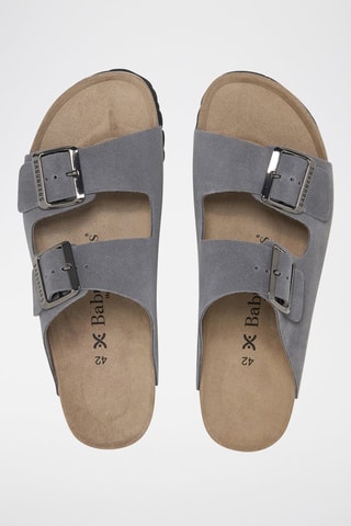 Nubuck Muiltjes - Grijs