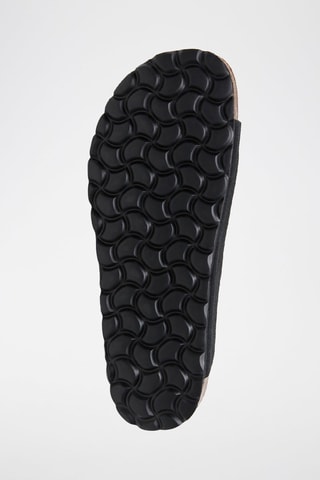 Mules en nubuck - Noir