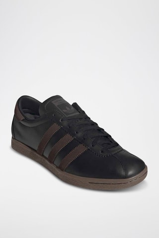 Baskets en cuir Tobacco - Noir