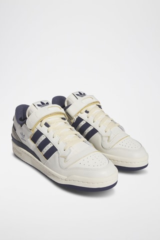 Sneakers en cuir Forum 84 Low - Blanc et bleu
