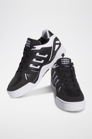 Baskets en nubuck Midcity - Noir et blanc