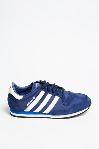 Baskets en nubuck - Bleu marine