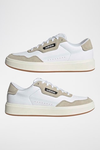 Chaussures de tennis en cuir Park - Blanc