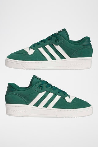 Chaussures de skateboard en nubuck Rivalry Low - Vert foncé