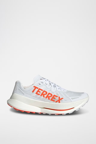 Chaussures de running Terrex Agravic Speed Ultra - Blanc et orange