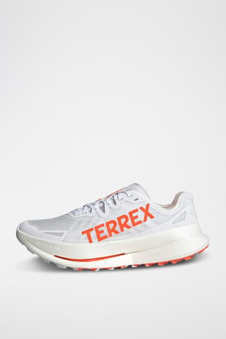Chaussures de running Terrex Agravic Speed Ultra - Blanc et orange