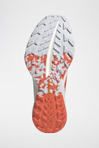 Chaussures de running Terrex Agravic Speed Ultra - Blanc et orange