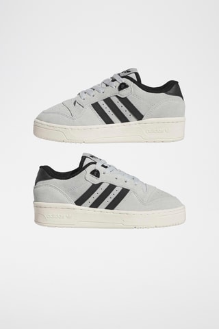 Chaussures de basketball en cuir Rivalry Low - Gris clair