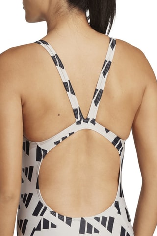 Maillot 1 pièce - Beige et noir