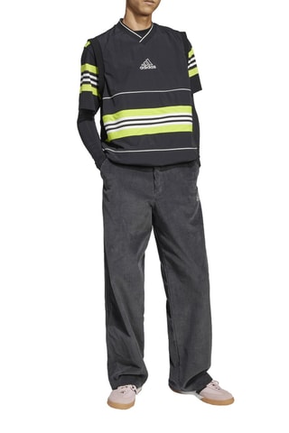 Pantalon loose en velours Cord - Gris foncé