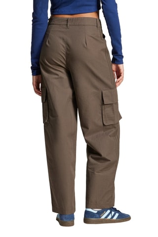 Pantalon cargo taille haute - Kaki
