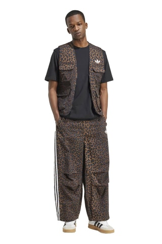Pantalon loose Graphic - Marron