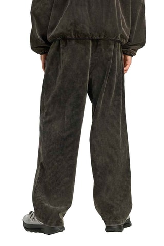 Pantalon loose en velours - Noir
