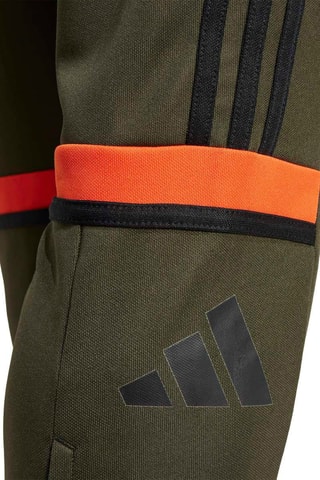 Pantalon regular de football Squadra 25 - Vert olive