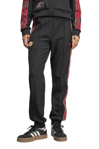 Pantalon regular de survêtement Manchester United Terrace Icons - Noir