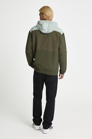 Coupe-vent regular à capuche - Vert