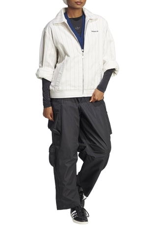Veste Harrington - Blanc et noir