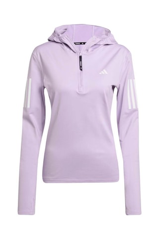 Veste de running à capuche Own The Run Seasonal - Mauve