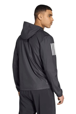 Veste de running à capuche Otr - Noir
