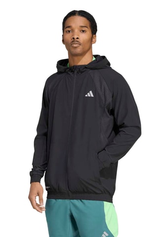 Veste d’entrainement à capuche Tech Apparel Tracktop - Noir