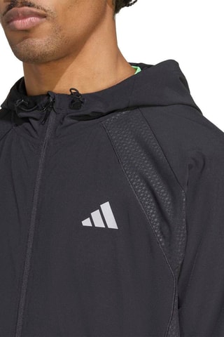 Veste d’entrainement à capuche Tech Apparel Tracktop - Noir