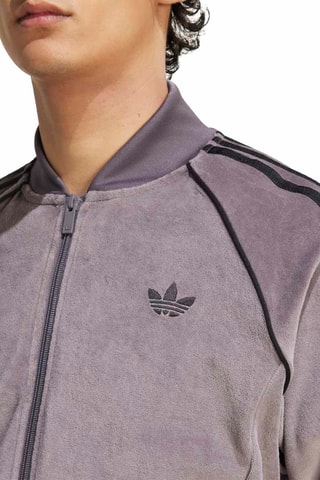 Veste en velours SST Adicolor - Gris