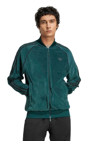 Veste en velours SST Adicolor - Vert foncé