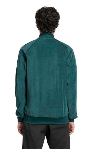 Veste en velours SST Adicolor - Vert foncé